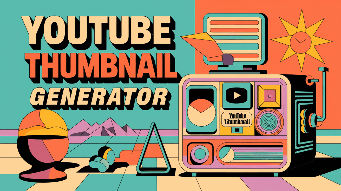 AI YouTube Thumbnail Generator preview image