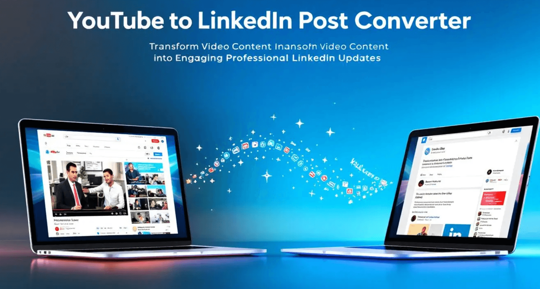 YouTube to LinkedIn Post Converter preview image